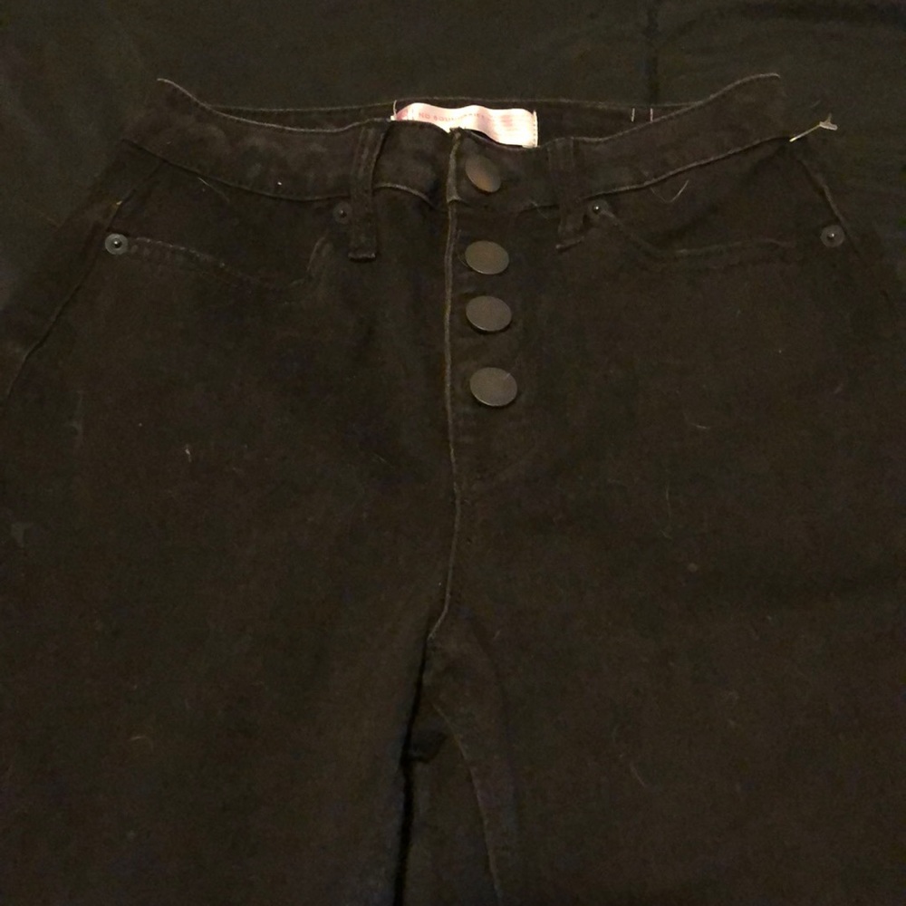 NWOT No Boundaries button up high waisted jeans